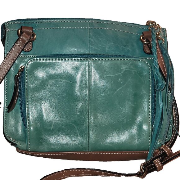 Tignanello Genuine Leather Crossbody Bag - Picture 9 of 10